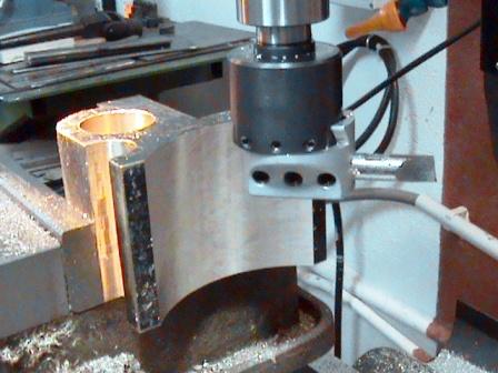 Machining saddle